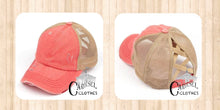 Load image into Gallery viewer, Criss Cross Multi-level Ponytail Ball Cap