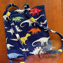 Load image into Gallery viewer, Dinosaur Beach Towel Backpack
