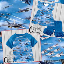 Load image into Gallery viewer, Top Gun Airplanes Tunic Set