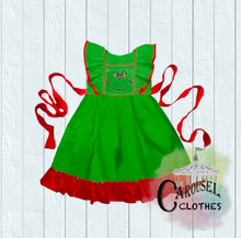 Load image into Gallery viewer, You’re a Mean One Mr. Grinch Dress