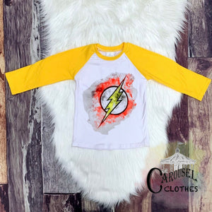 Flash Watercolor Raglan