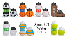 Load image into Gallery viewer, Silicone Collapsible Sports Water Bottle