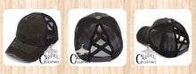 Load image into Gallery viewer, Criss Cross Multi-level Ponytail Ball Cap