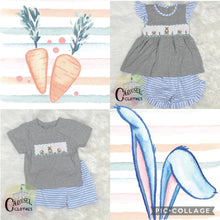 Load image into Gallery viewer, Funny Little Bunnies Ruffled Shorts Set