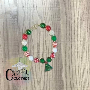Christmas Tree Bubble Necklace