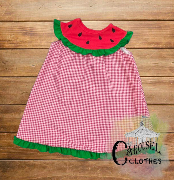 Watermelon Collar Dress