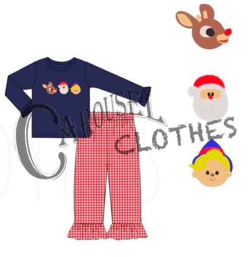1964 Classic Rudolph the Red-Nosed Reindeer Ruffled Pants Set