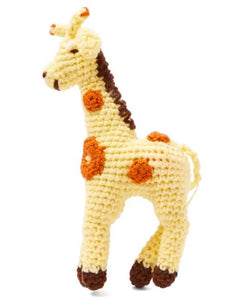 Giraffe Crocheted Rattle