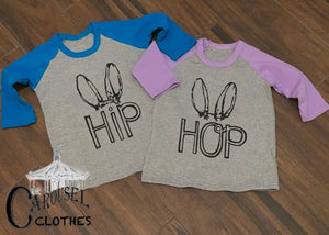 ‘Hop’ Bunny Ear Raglan