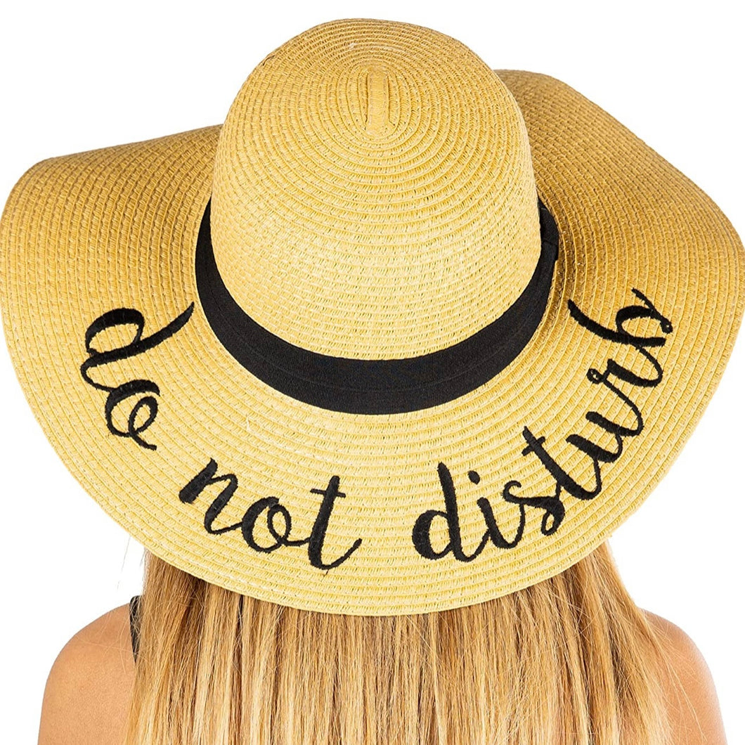 C.C Do Not Disturb Floppy Beach Hat
