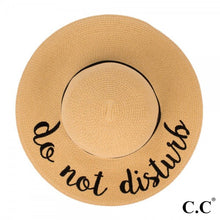 Load image into Gallery viewer, C.C Do Not Disturb Floppy Beach Hat