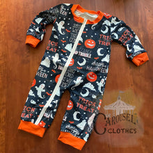 Load image into Gallery viewer, Halloween Zippy Pajamas