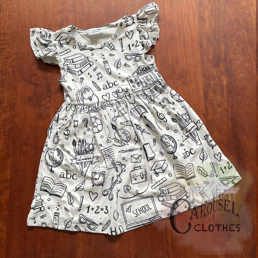 Color Your Own School Dress